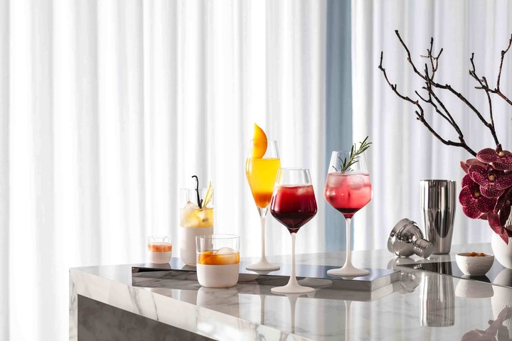 Immagine prodotto Villeroy & Boch Set di 4 bicchieri da cocktail Fabbricazione Rock blanc (0.80 dl, 4 x, Bicchiere di vetro)