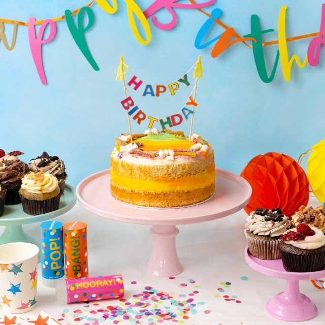 Produktbild TALKING TABLES Tortengirlande Happy Birthday Bunt