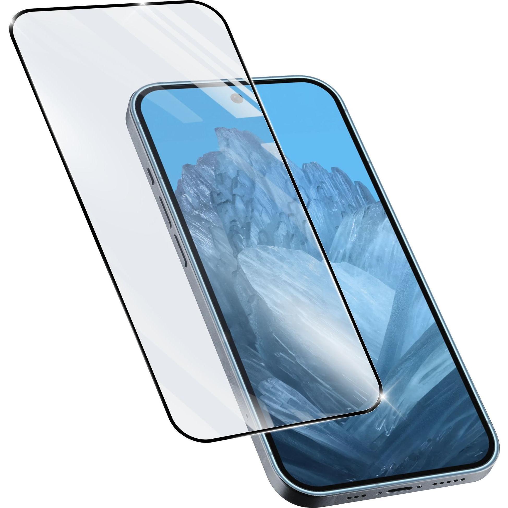 Cellularline Impact Glass Capsule (1 Stück, Google Pixel 9), Smartphone Schutzfolie, Transparent