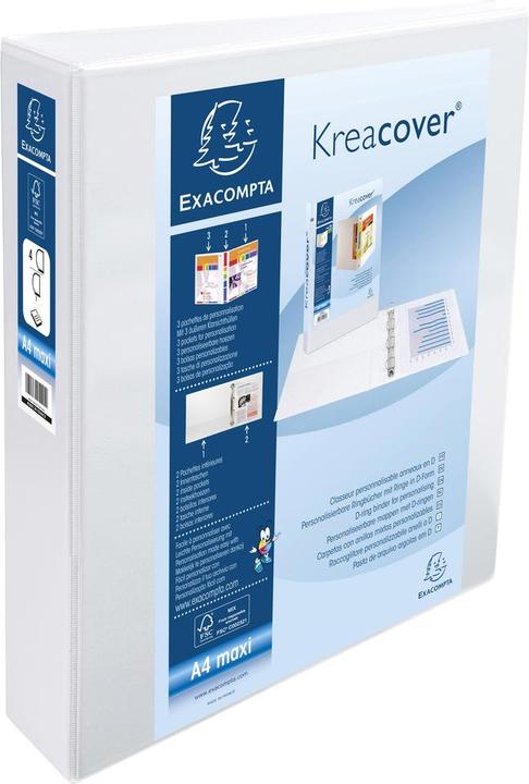 Produktbild Exacompta KREACOVER - Ringbücher A4 Maxi (A4, 70 mm, 70 Stück)