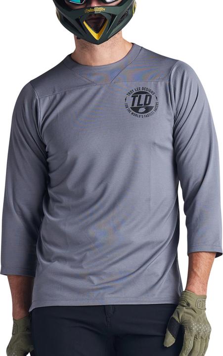 Actual product image Troy Lee Designs Ruckus 3/4 Jersey, Industry, charcoal, M (M)