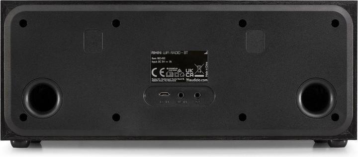 Actual product image Audizio Internet Radio Rimini Black (Internet radio, Bluetooth)