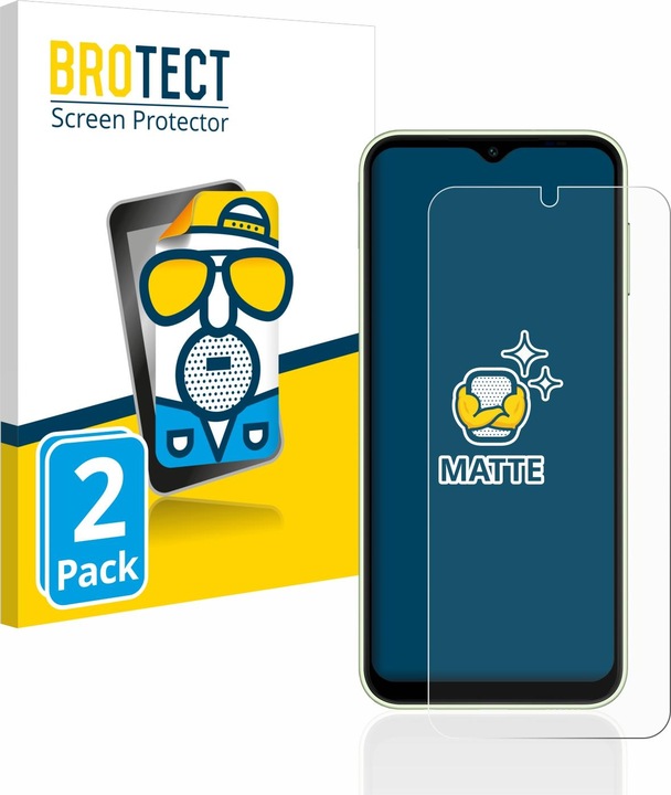 Produktbild BROTECT Entspiegelungs-Schutzfolie Displayschutz Matt (2 Stück, Samsung Galaxy A14)