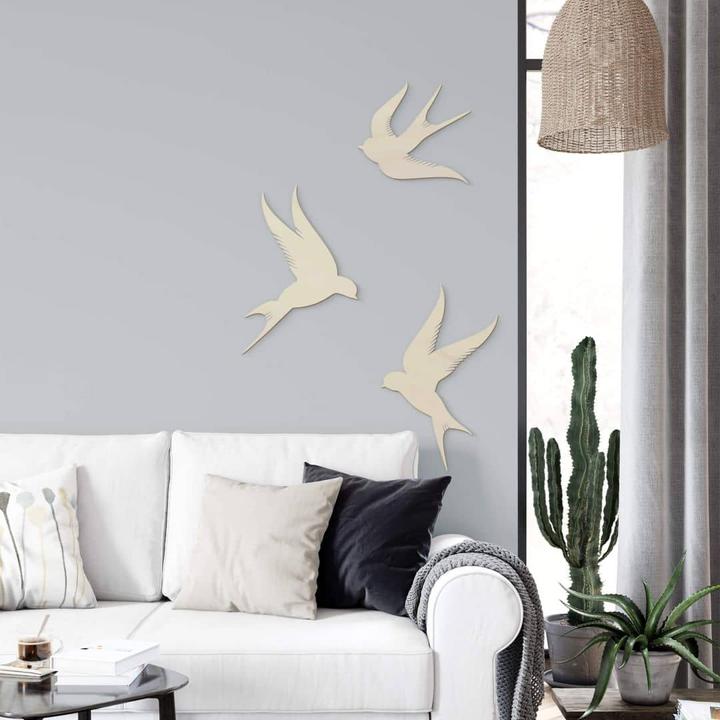 Image du produit Trenddeko Peuplier oiseaux (3 pièces)