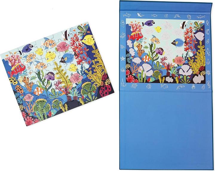Immagine prodotto Scratch Puzzle magnetico di scoperta dell'oceano (80 pezzi)