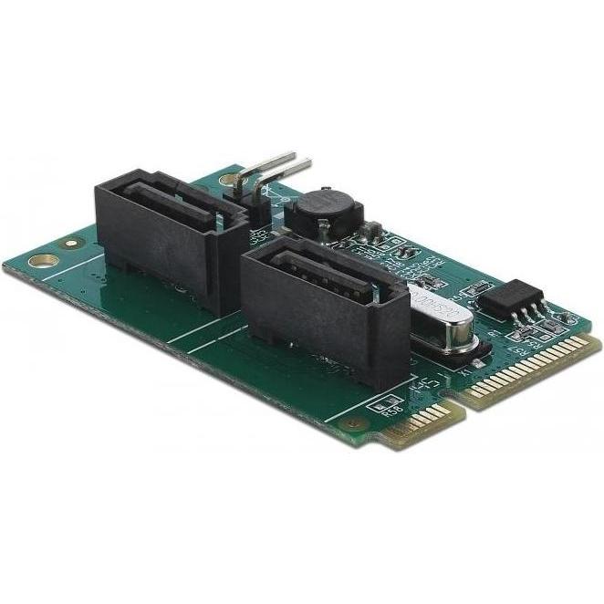 Delock Mini PCIe Konverter zu 2 x SATA mit RAID, Storage Controller