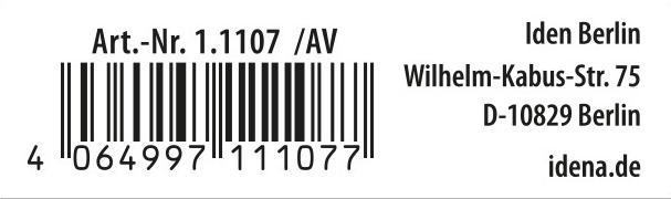 Image du produit Idena Classeur à anneaux Eco A4 2 anneaux orange FSC-Mix (A4, 25 mm, 1 pcs)