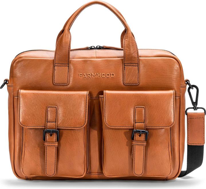 Produktbild Farmhood Memphis Aktentasche Leder 39 cm Laptopfach (15.40")