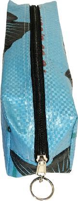 Produktbild Bekos Upcycling – Schreibzeug-Etui aus recycelten Fischfuttersäcke blau