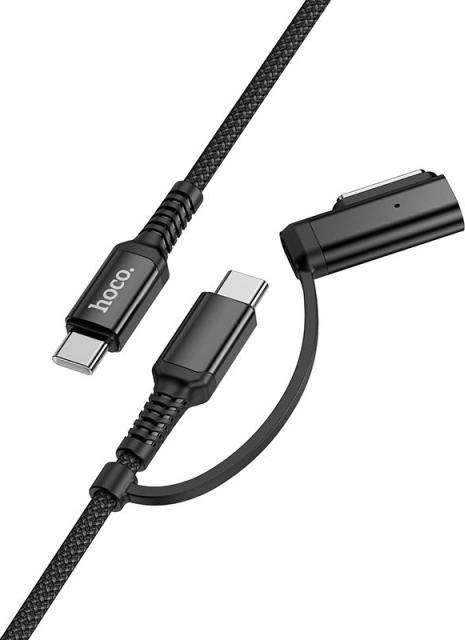 Image du produit Hoco Cable Cable 2in1 USB C to USB C / Mag3 240W 1,8 m U142 black (1.80 m, 240 W)