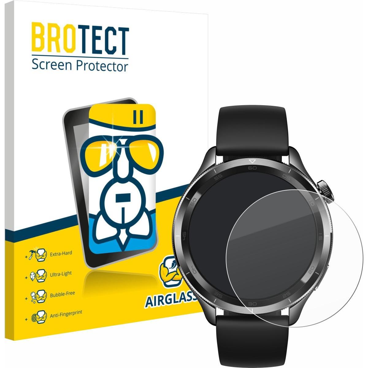 BROTECT Schutzglas Schutzfolie Displayschutz Display Schutz Glas Folie klar, Smartwatch Schutzfolie, Transparent