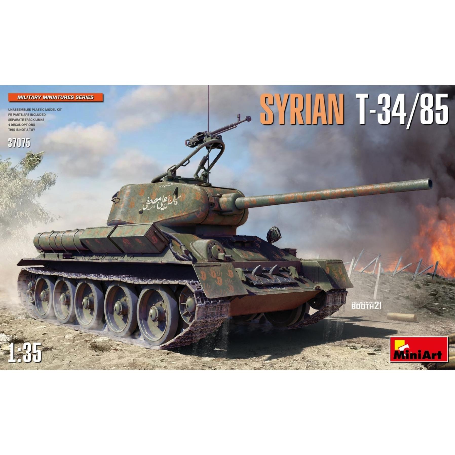 Mini art SYRIAN T-34/85 (37075)