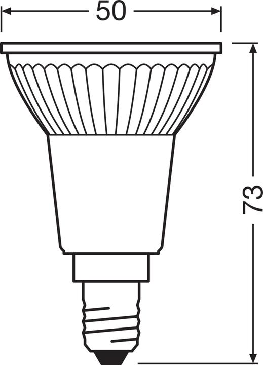 Produktbild Osram LED Leuchtmittel LED STAR PAR16 3.7W 827 E14 Warm weiss 4099854458705 (E14, 3.70 W, 350 lm, 6 x, E)