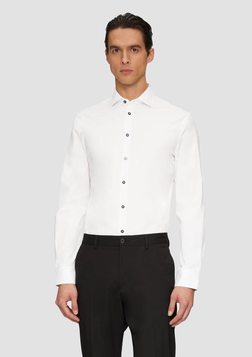 Immagine prodotto s.Oliver Hemd Tailored Fit: Popeline-Hemd aus Baumwollstretch (38)