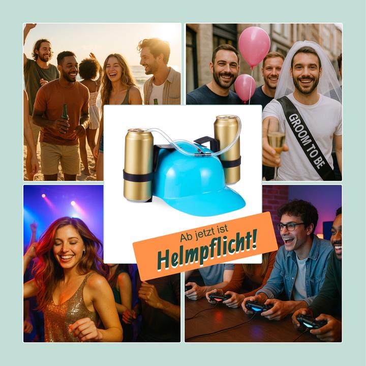 Produktbild Relaxdays Trinkhelm