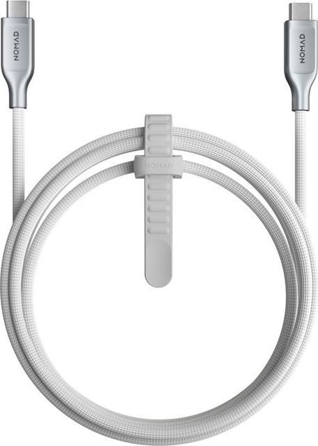 Produktbild Nomad Kevlar USB-C to USB-C Cable 1,5 m White (1.50 m, USB 2.0, 240 W)