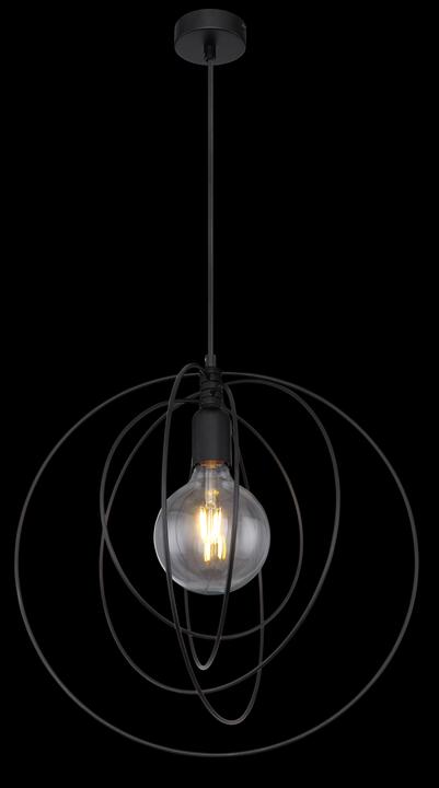 Produktbild Globo Hängeleuchte Sarini schwarz 1xE27 (E27)