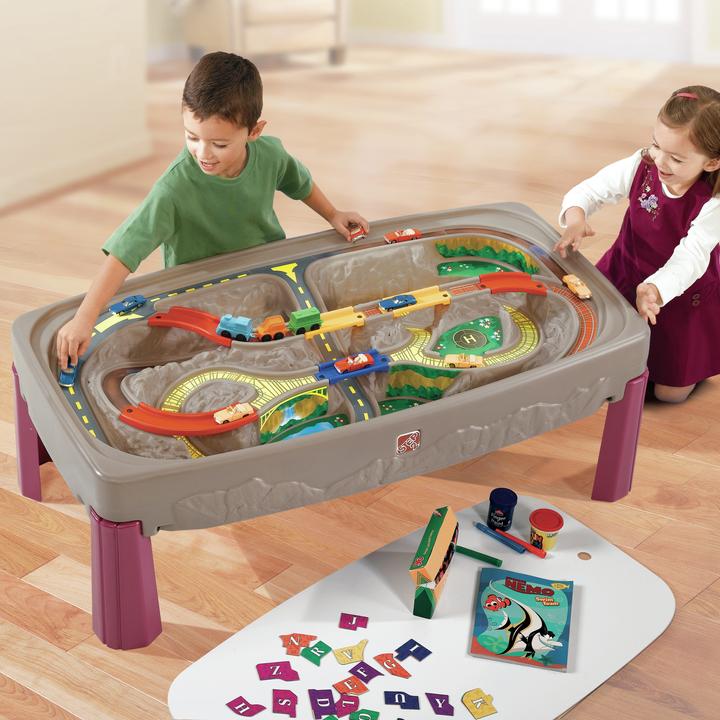 Image du produit Step2 Deluxe Canyon Road Train & Track Table