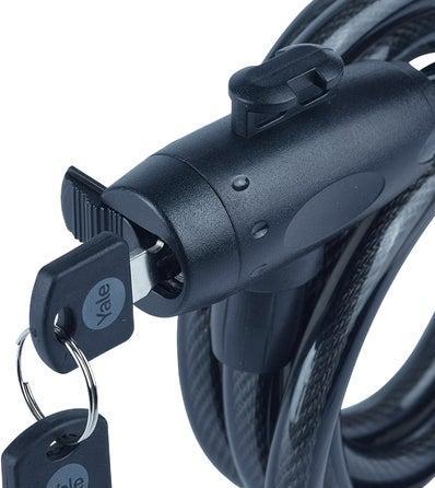 Actual product image Yale Essential Security Keyed Cable Lock (200 cm)