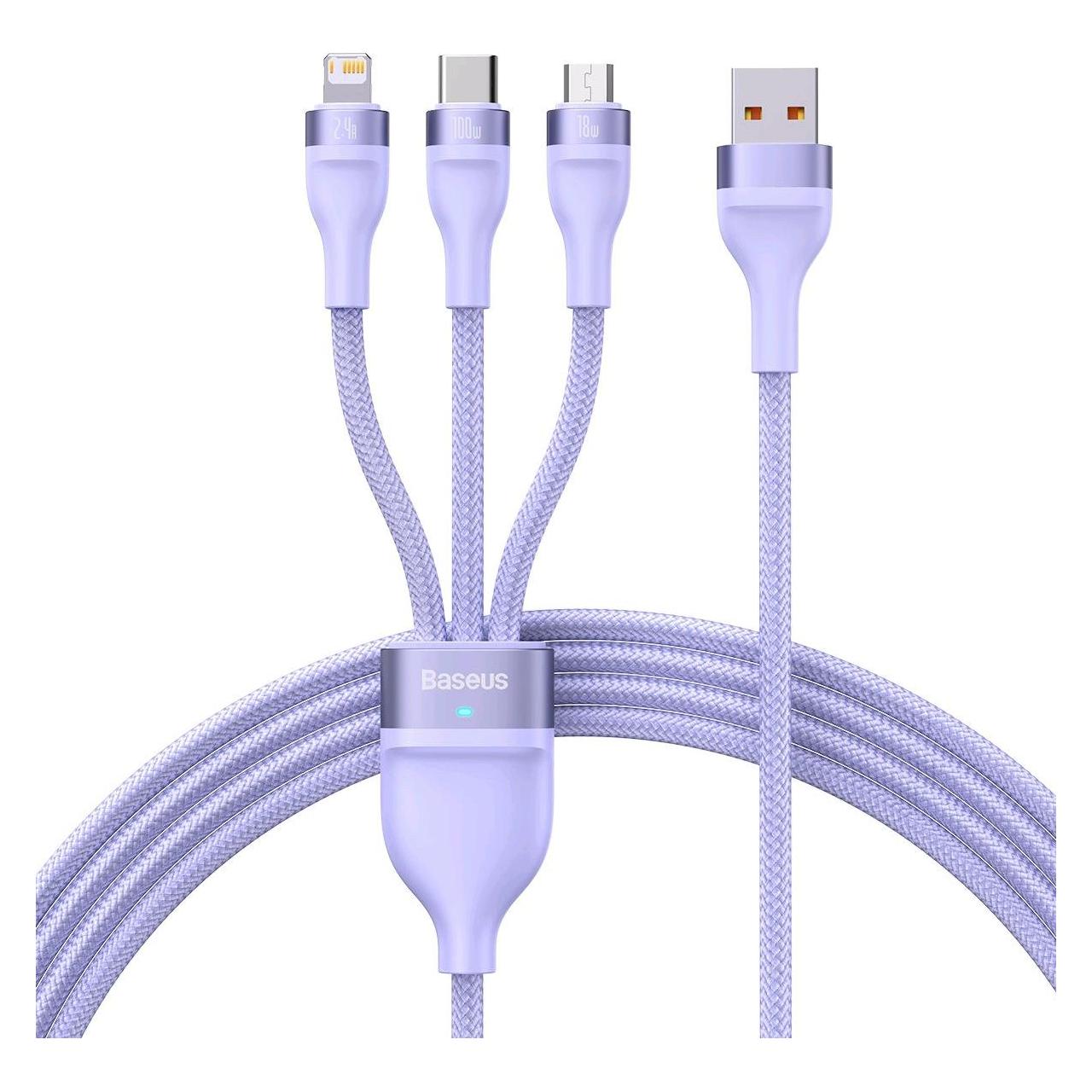 Baseus Flash Series Ii (1.20 m, Usb 2.0, 100 W), Usb Kabel