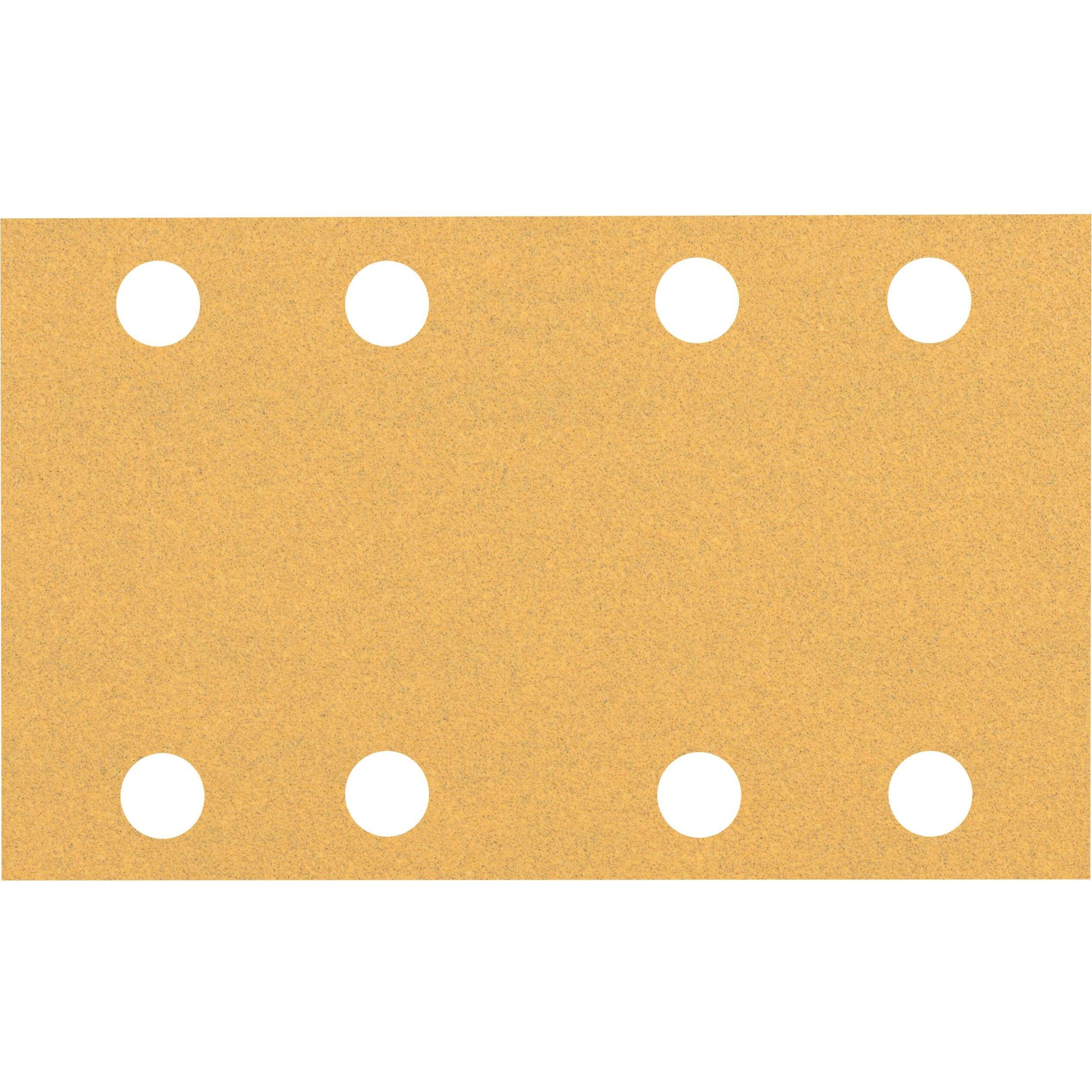 Bosch Professional Zubehör, Schleifmittel, EXPERT C470 Schleifpapier mit 8 Löchern für Schwingschleifer, 80 x 133 mm, G ...