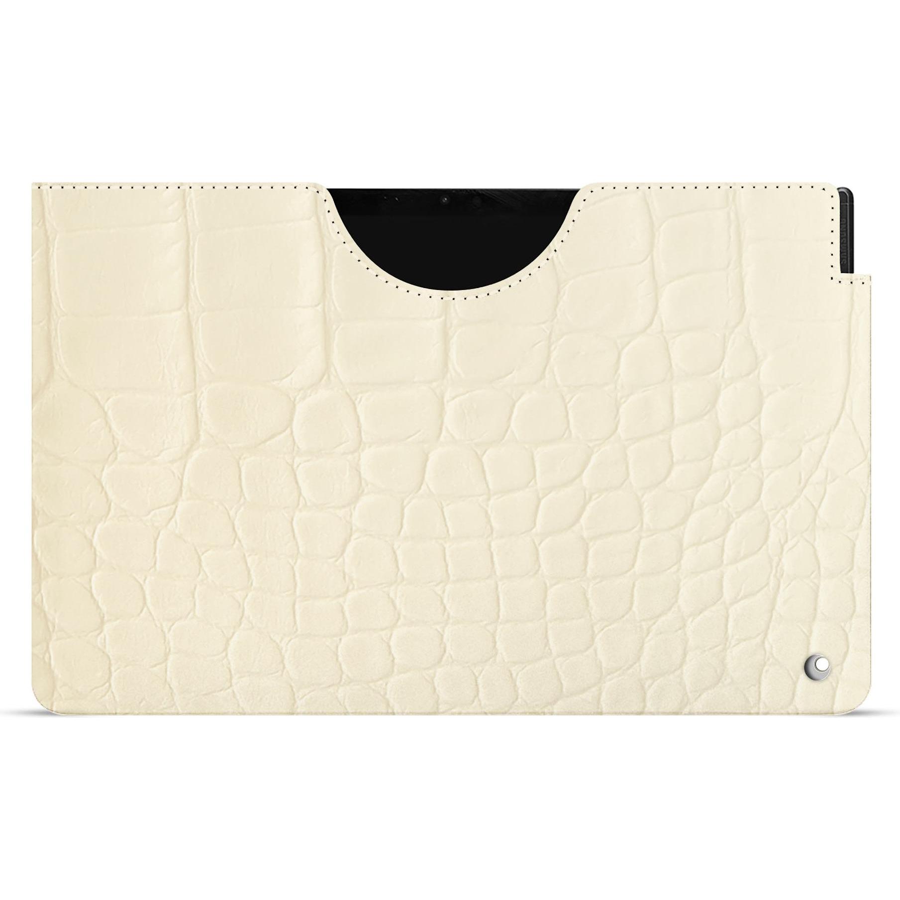 Noreve Lederschutzhülle (Galaxy Tab S9), Tablet Hülle, Beige