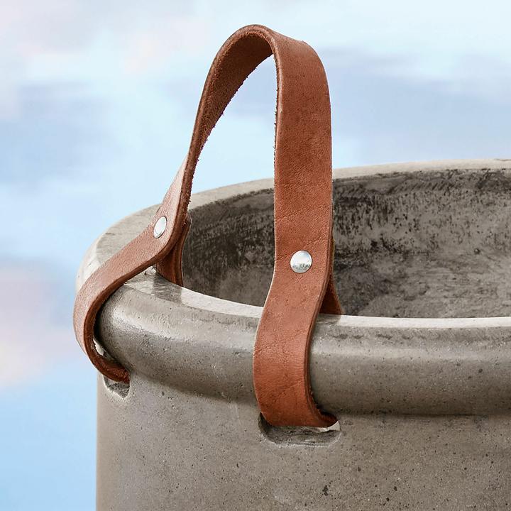 Produktbild Loberon Übertopf 2er Set Tessonet grau (36 x 40 cm)