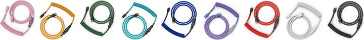 Actual product image Glorious PC Gaming Race Coiled Cable Nebula