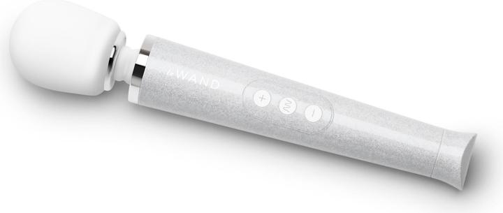 Actual product image Le Wand Petite All That Glimmers Rechargeable Vibrating Massager White