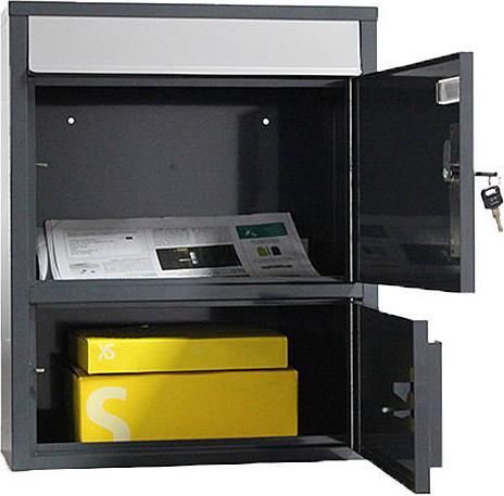 Actual product image SafePost 921 TIAMAT letterbox with parcel compartment anth