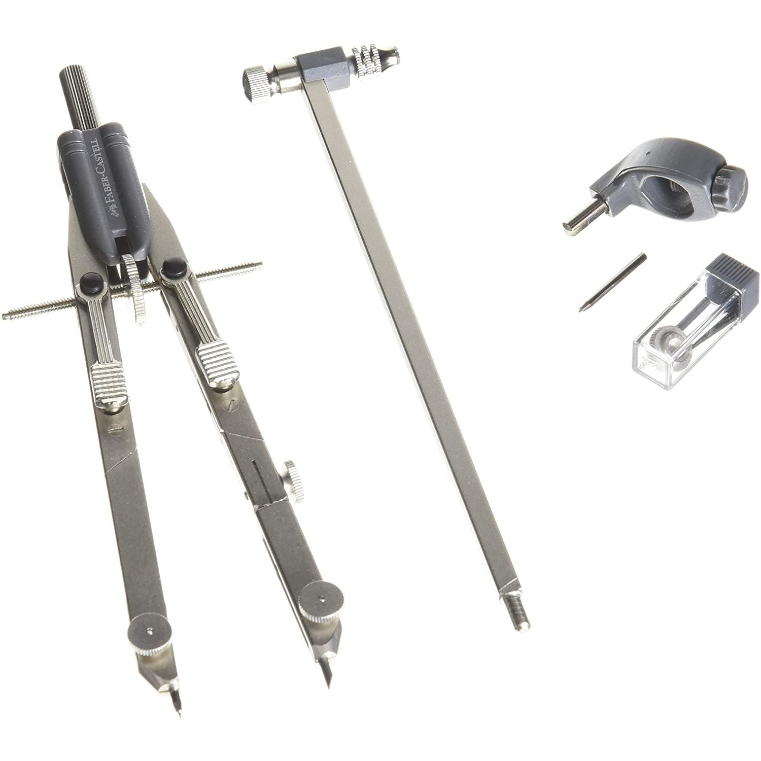 Faber-Castell Bussola per balaustre 174607, Compasso, Argento