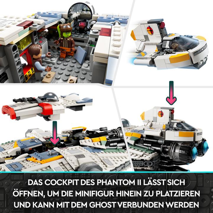 Image du produit LEGO Star Wars Ghost & Phantom II (75357, LEGO Star Wars, LEGO difficiles à trouver)