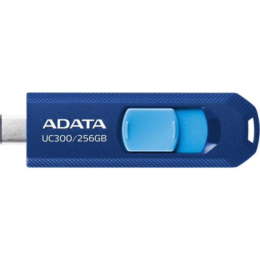 Adata ACHO-UC300-256G-RNB/BL USB flash drive USB Type-C 3.2 Gen 1 (3.1 Gen 1) Blue (256 GB, USB-C), USB Stick, Blau