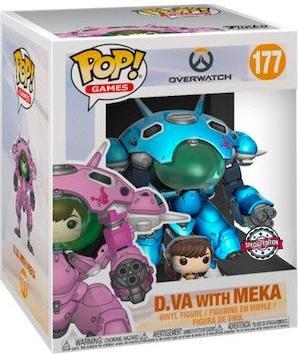 Actual product image Funko POP! - Overwatch: D.VA & Meka (Blueberry) - Super Sized