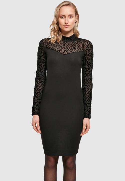 Immagine prodotto Urban Classics Abito da donna con collo a tartaruga in pizzo Flock (XS)