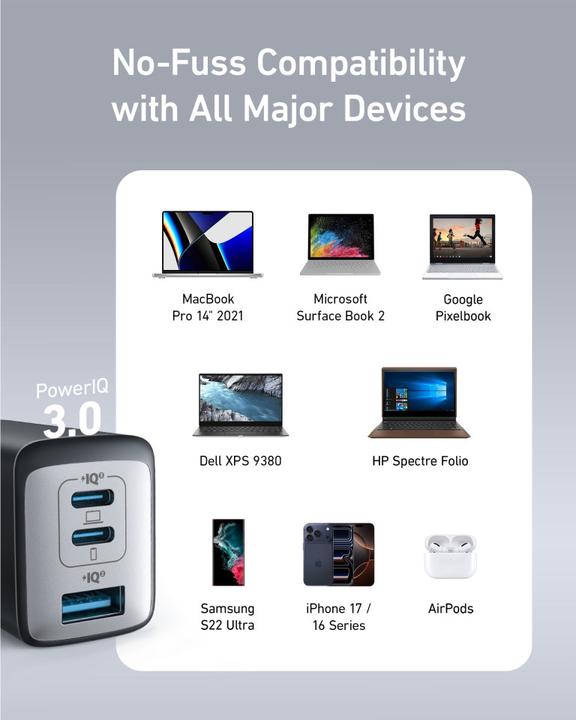 Image du produit Anker 735 GaN III Prime (65 W)