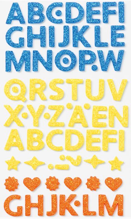 Immagine prodotto Folia Moosgummi Glitter-Sticker