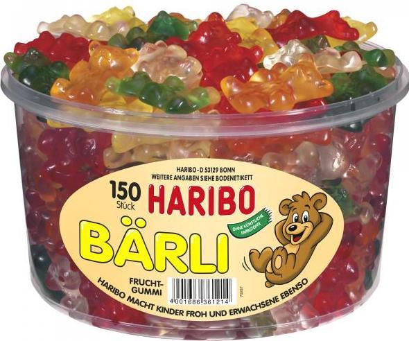 Image du produit Haribo Ours (150 pcs, 1200 g)