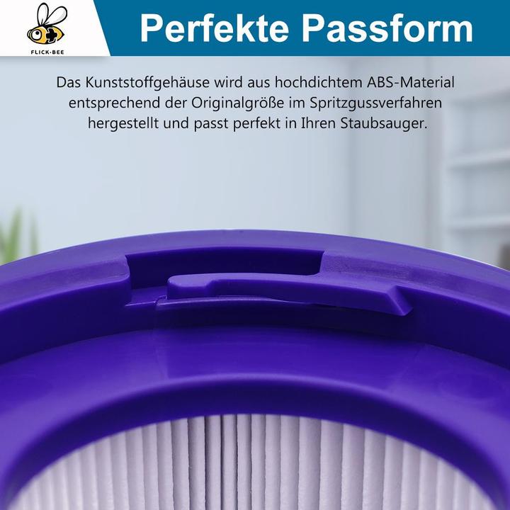 Produktbild Europart Abluftfilter wie dyson 967478-01 Lamellenfilter blau rund für Akkusauger Stielhandstaubsauger