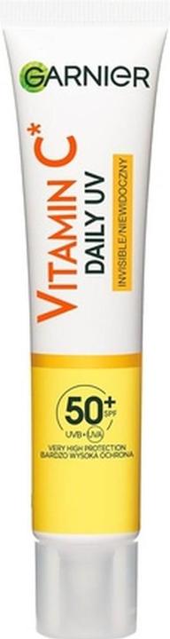 Produktbild Garnier Vitamin C Day Glow Fluid mit SPF50+ Unsichtbar 40ml (Sonnencreme Gesicht, SPF 50+, 40 ml, 50 g)