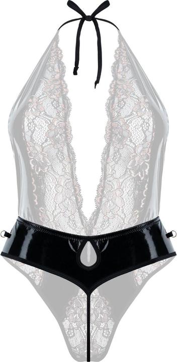 Produktbild Christine Le Duc Wetlook Body ouvert Sevdalizia schwarz/kupfer (S, M)