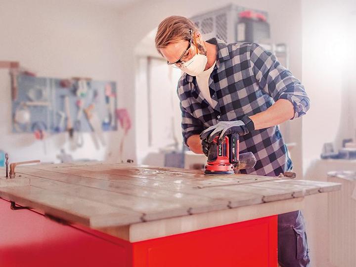 Actual product image Einhell TE-RS 18 Li (Eccentric grinder)