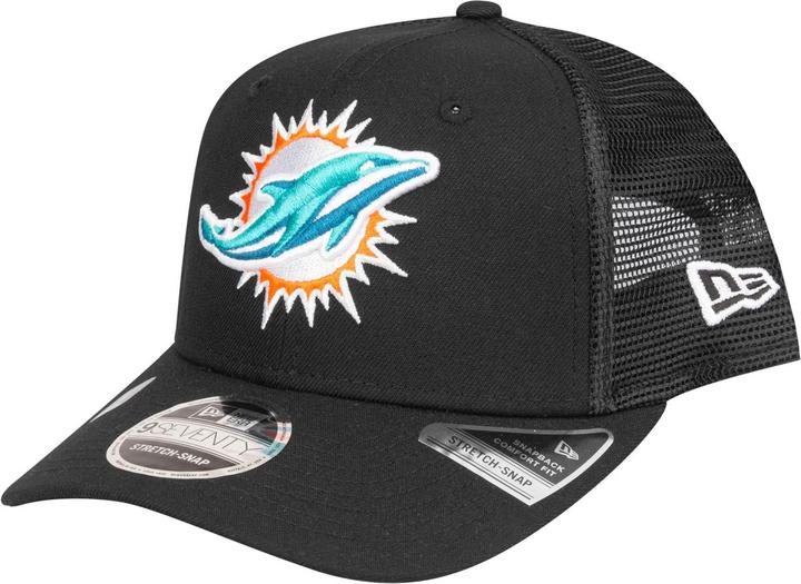 Actual product image New Era 9Seventy Stretch-Snap Trucker Cap - Miami Dolphins