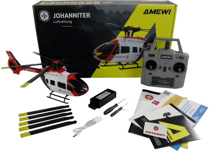 Image du produit Amewi Johanniter H145 Helikopter Brushless 6-Kanal 6G RTF