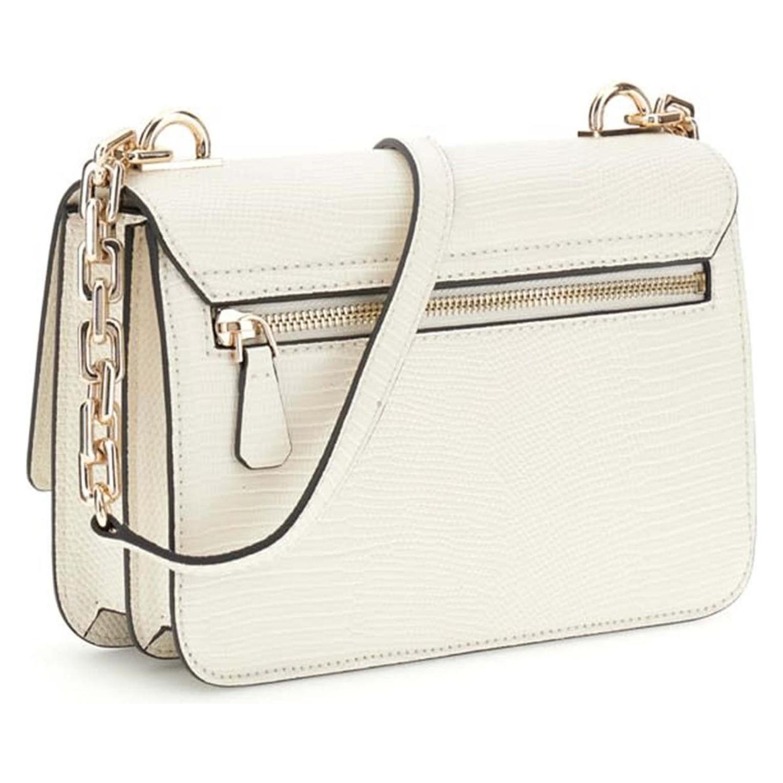 Guess, Damen, Handtasche, Salinge Flap Crossbody Bag, Beige