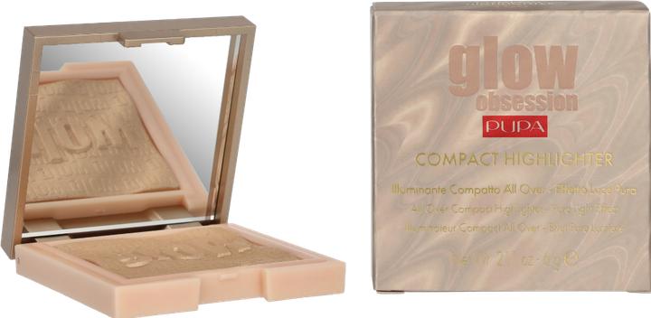 Productafbeelding Pupa Milano Pupa Glow Obsession Compact Highlighter 100 Licht Goud 6g (#100 Licht, Markeerstift, 6 g)