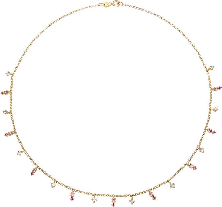 Produktbild Elli Kristall Kette (Glaskristall, 925er Sterling Silber, 40 cm)
