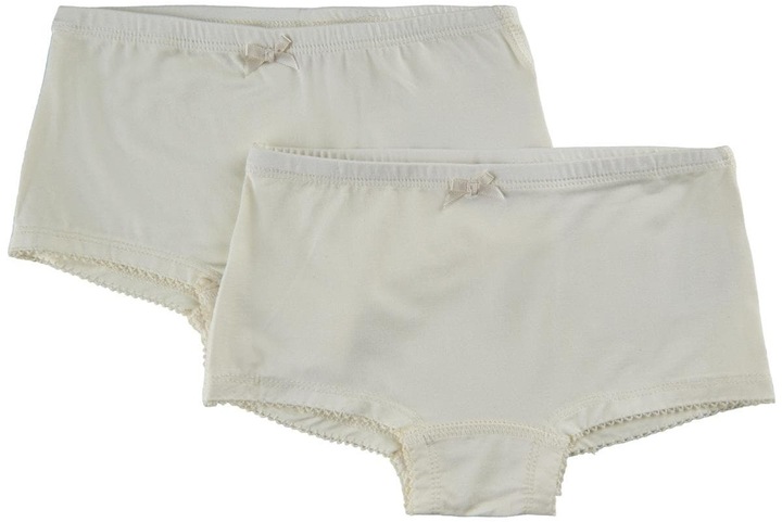 Immagine prodotto Minymo Set di biancheria intima Set di 2 mutande bianche Taglia 110 (110)