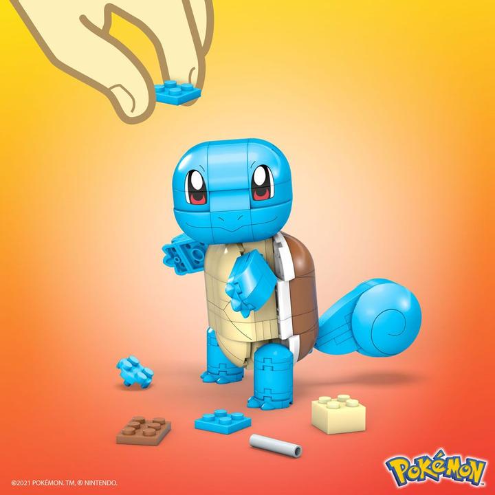 Actual product image Mega Construx Pokémon Build and Show Squirtle