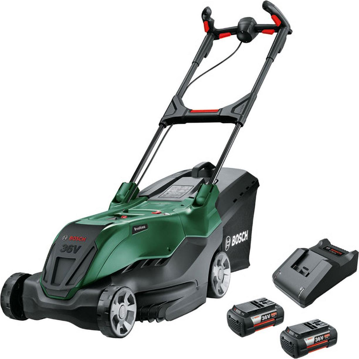 Bosch Home & Garden, Rasenmäher, Akku-Rasenmäher AdvancedRotak 36V-40-650, 2 x Akku 36V 4,0Ah (Akkubetrieb)